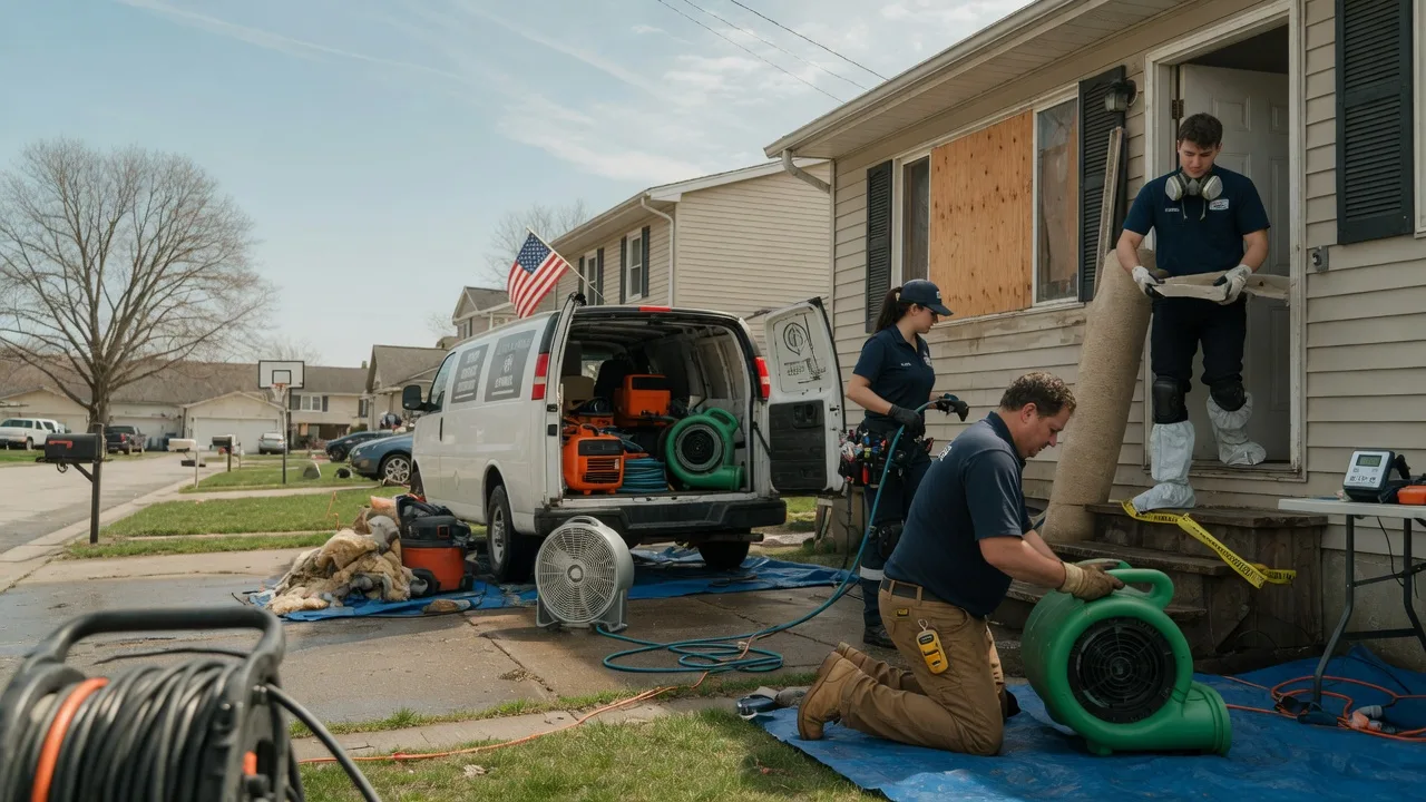 Water Damage Restoration in Portage, WI near me